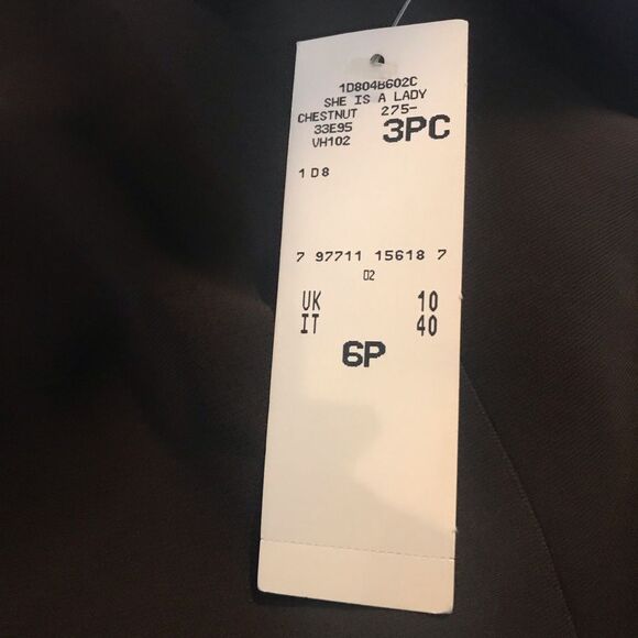 Le Suit Blazer Women’s Petite Size 4P Brown 2-Piece Set Blazer & Tank NWT - Picture 9 of 11